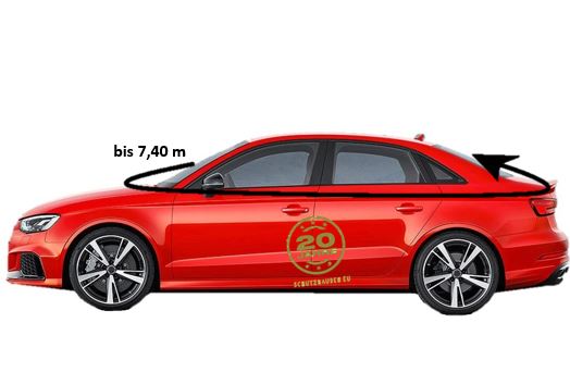 Autoscheibenabdeckung fr Modell: Limousine, Stufenheck, Schrgheck Umfang bis 7,40 m