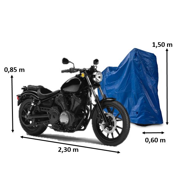 Abdeckung fr Motorrad, Chopper Abdeckung Enduro Lnge 2,30 m x Breite 0,60 m Bavaria