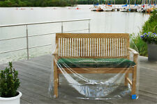 Klare Schutzh�lle f�r Gartenbank 130 x 70 x 65/90 cm H�he