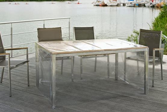 Rechteckige Gartentischhaube 120 x 80 x 70 cm H�he