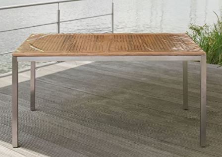 Gartentisch Schutzhlle mit Gummizug 180 x 100 cm durchsichtig