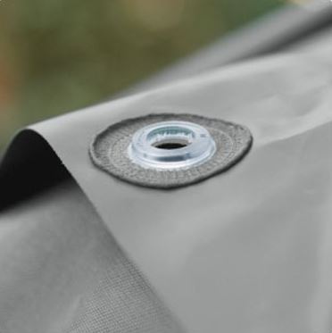 Gartentisch Abdeckung � 120 x 70 cm hoch in grau