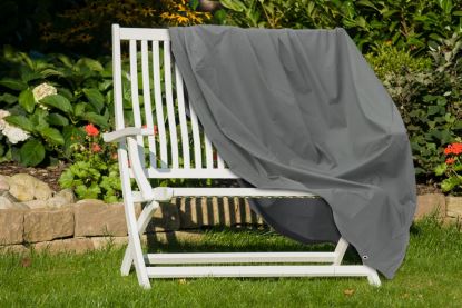 Gartensessel Haube 63 x 63 x 65/80 cm Hhe in grn oder grau