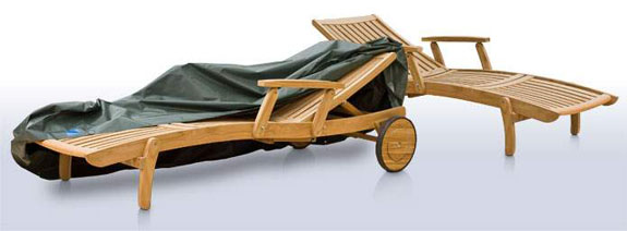 Schutzh�lle Gartenliege Liege 200 x 70 x 40/56 cm H�he