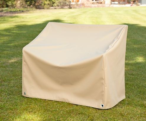 Teaksafe Haube f�r Gartenbank 130 x 63 x 65/83 cm H�he