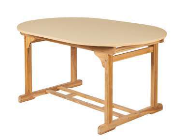 Tischplatten Haube Gartentisch rund  130 cm mit Gummizug