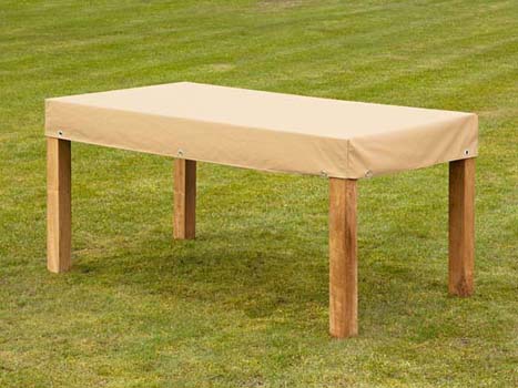 Tischplattenhlle mit Abhang bis 130 cm Lnge creme