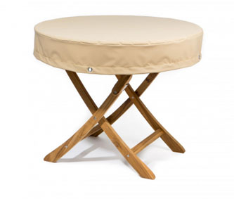 Tischplatten Haube Gartentisch rund � 150 x 15 cm Abhang