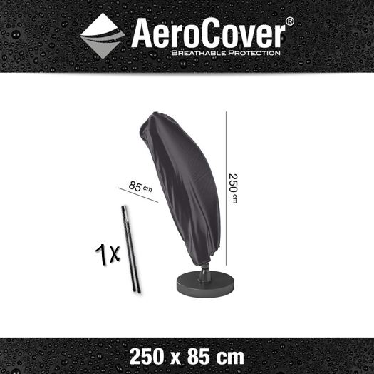 Abdeckung fr Ampelschirm Sonnenschirm 250 cm lang x  85 cm AeroCover 7972
