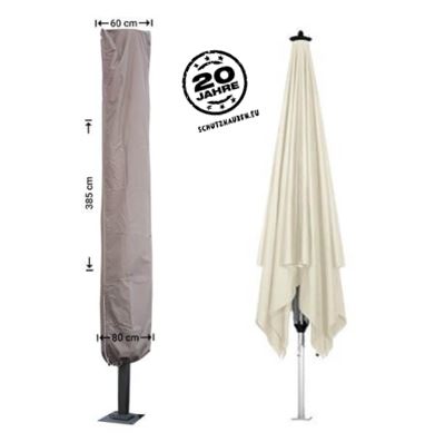 Sonnenschirm Schutzhaube f�r Biergarten Schirme 385 cm lang x 60/ 80 cm breit Oxford 600D Qualit�t