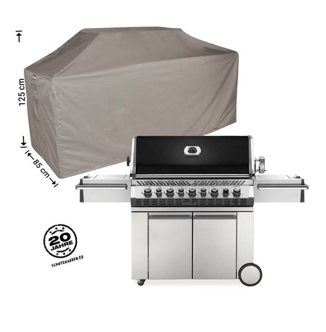 Schutzh�lle f�r Gartengrill Smoker 220 x 85 x 115/125 cm H�he