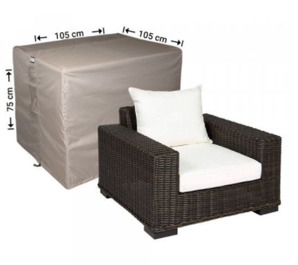 Stuhlhaube Abdeckung Lounge Sessel 105 x 105 x 75 cm Hhe