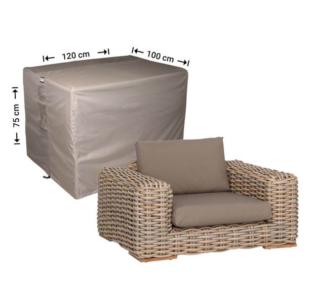 Abdeckung fr Lounge Sessel Stuhl 120 x 100 x 75 cm Hhe