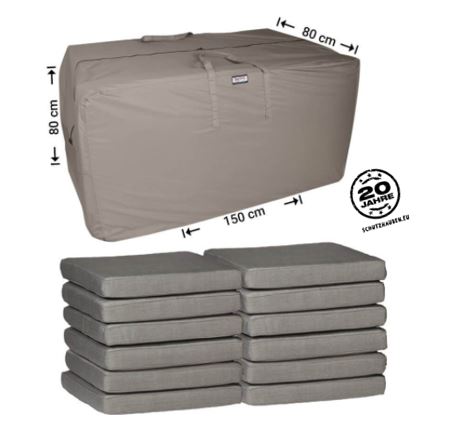 Tragetasche f�r Gartenm�belauflagen Palettenkissen 150 x 80 x 80 cm
