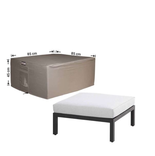 Abdeckung f�r Beistelltisch Lounge Hocker 85 x 85 x 45 cm H�he