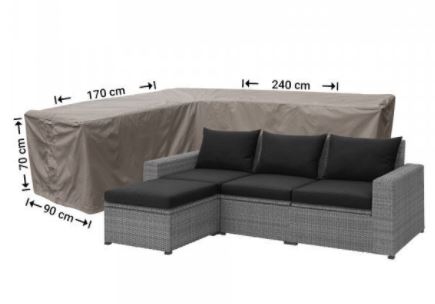 Schutzhaube f�r Winkel Gruppe Lounge 170 x 240 x 90 x H�he 70 cm