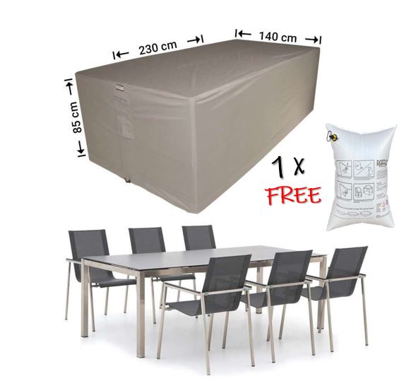 Abdeckung f�r Gruppen-Set Sitzgruppe 230 x 140 x 85 cm H�he
