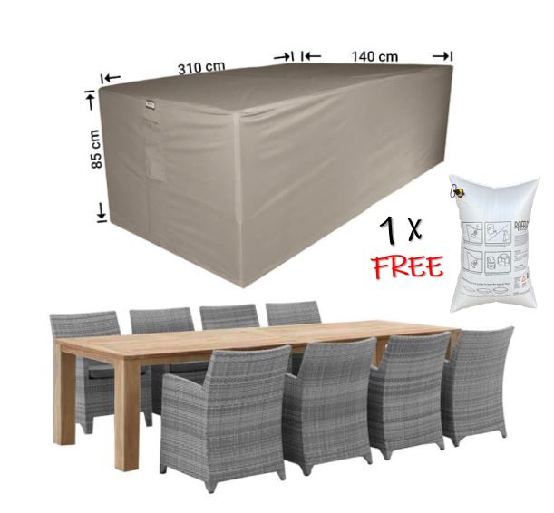 Schutzh�lle f�r Gruppen-Set Sitzgruppe 310 x 140 x 85 cm H�he