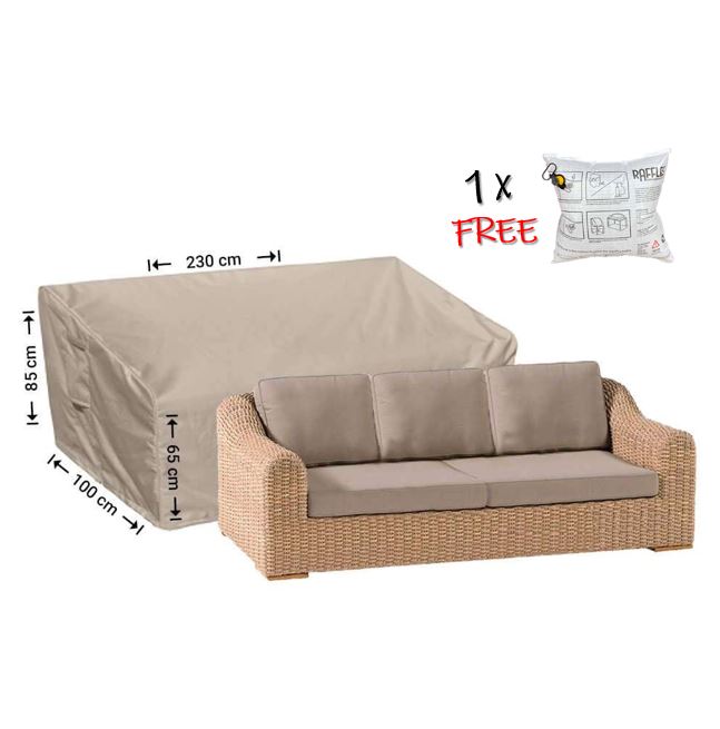 Schutzhaube fr Gartenbank Lounge Sofa 230 x 100 x 65/85 cm Hhe