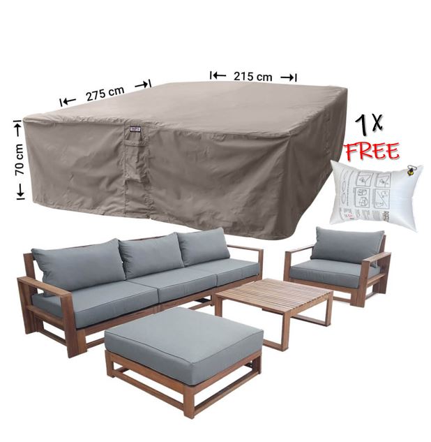 Schutzhaube f�r Lounge Sitzgruppe M�bel 275 x 215 x 70 cm H�he