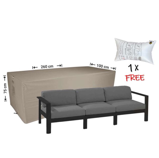 Schutzh�lle f�r Gartensofa Lounge 260 x 100 x 75 cm H�he