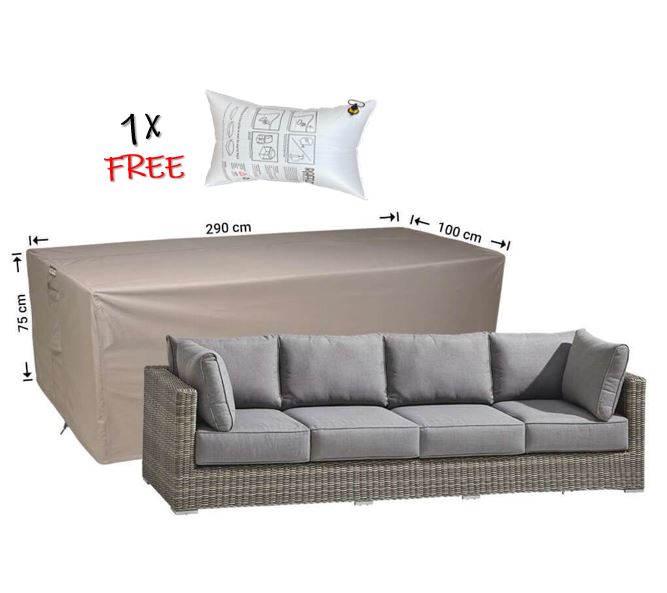 Abdeckung f�r Sofa Gartenlounge 290 x 100 x 75 cm H�he