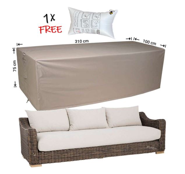 Schutzh�lle f�r Gartensofa Lounge 310 x 100 x 75 cm H�he
