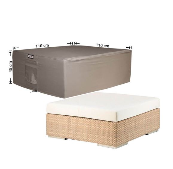 Schutzhaube f�r Lounge Hocker Gartentisch 110 x 110 x 45 cm