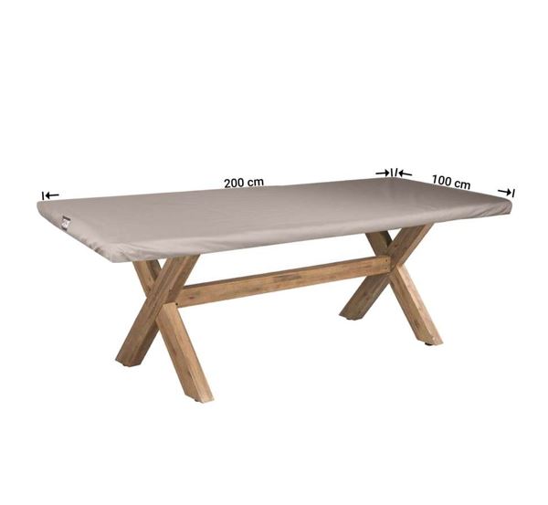 Atmungsaktive Tischplattenhaube 200 x 100 x 4,5 cm Hhe