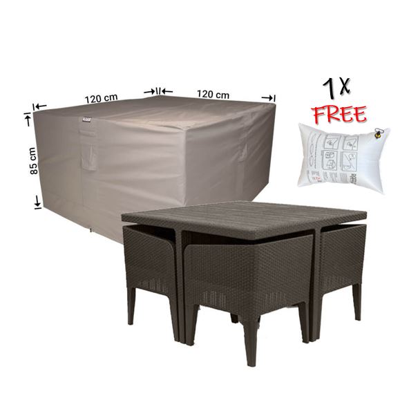 Schutzh�lle f�r kleine Sitzgruppe 120 x 120 x 85 cm H�he