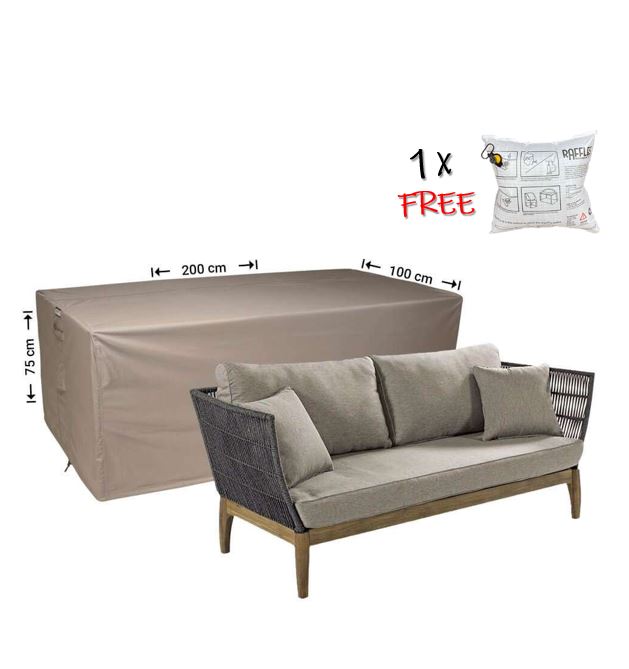 Schutzhaube f�r Sofa Abdeckplane 200 x 100 x 75 cm H�he