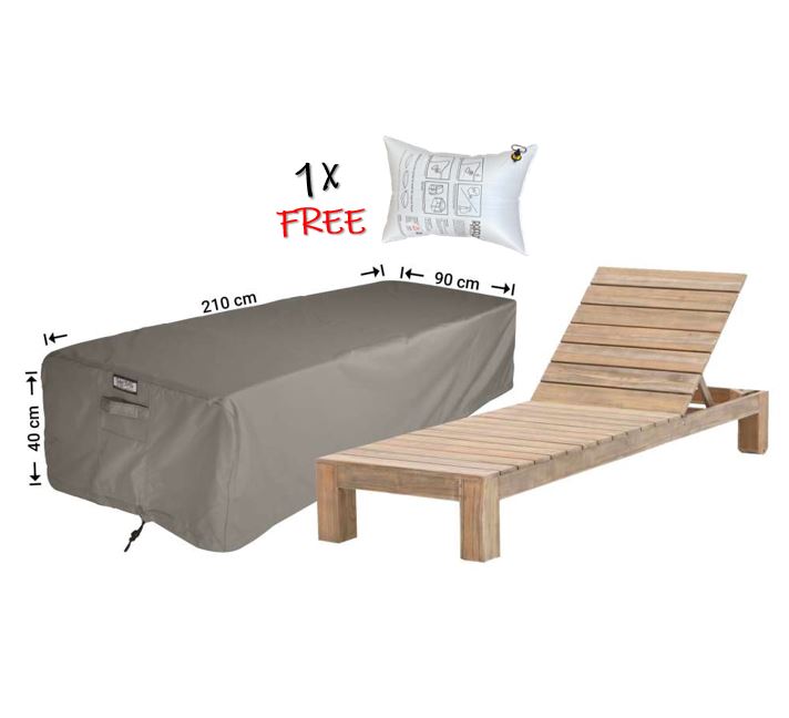 Wetterhaube f�r Sonnenliege 210 x 90 x 40 cm H�he